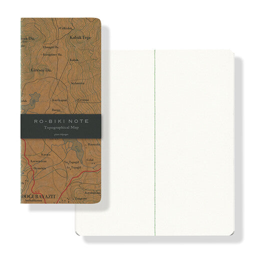 Yamamoto Ro-Biki Notebook - Map Series - Topographical Map