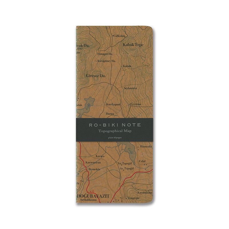 Yamamoto Ro-Biki Notebook - Map Series - Topographical Map