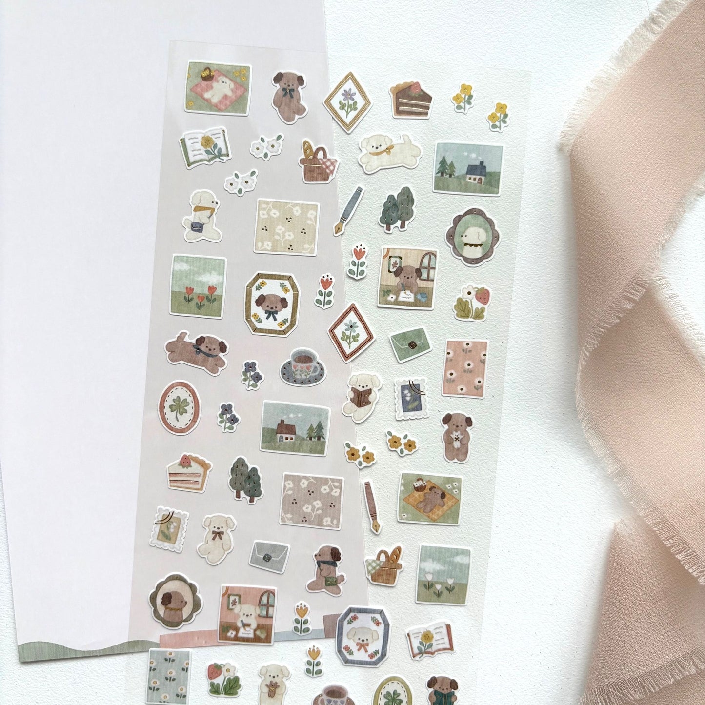 Mind Wave Lampo Mini Sticker - Dog and Late Afternoon