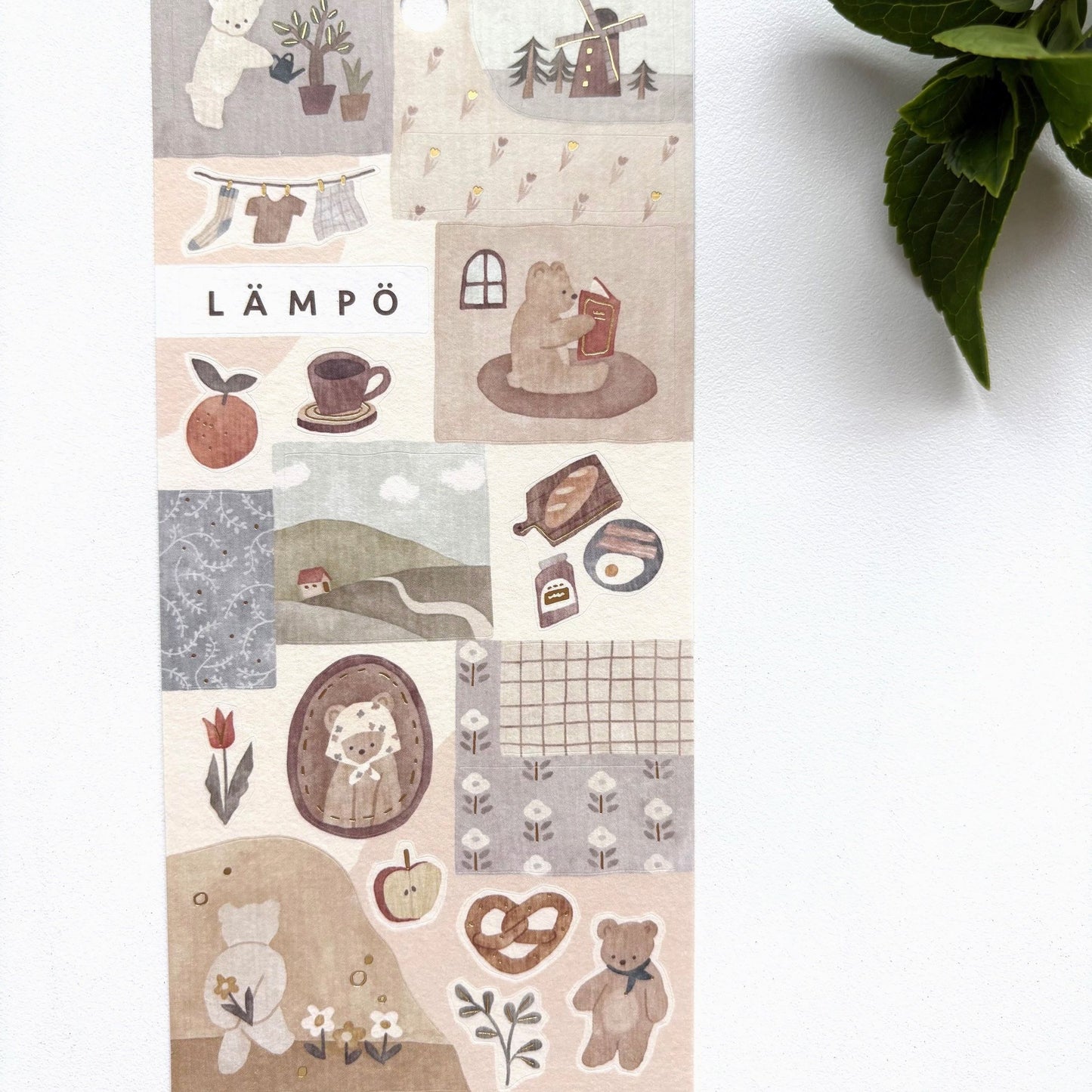 Mind Wave Lampo Sticker - Bear and Morning