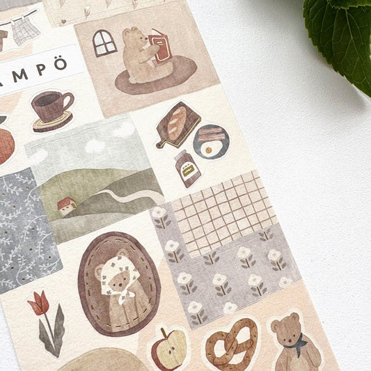 Mind Wave Lampo Sticker - Bear and Morning