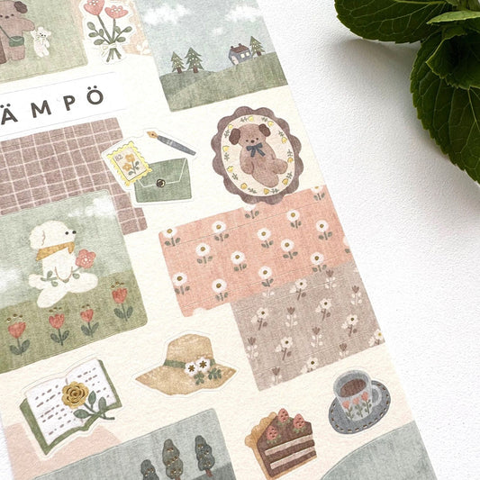 Mind Wave Lampo Sticker - Dog and Late Afternoon