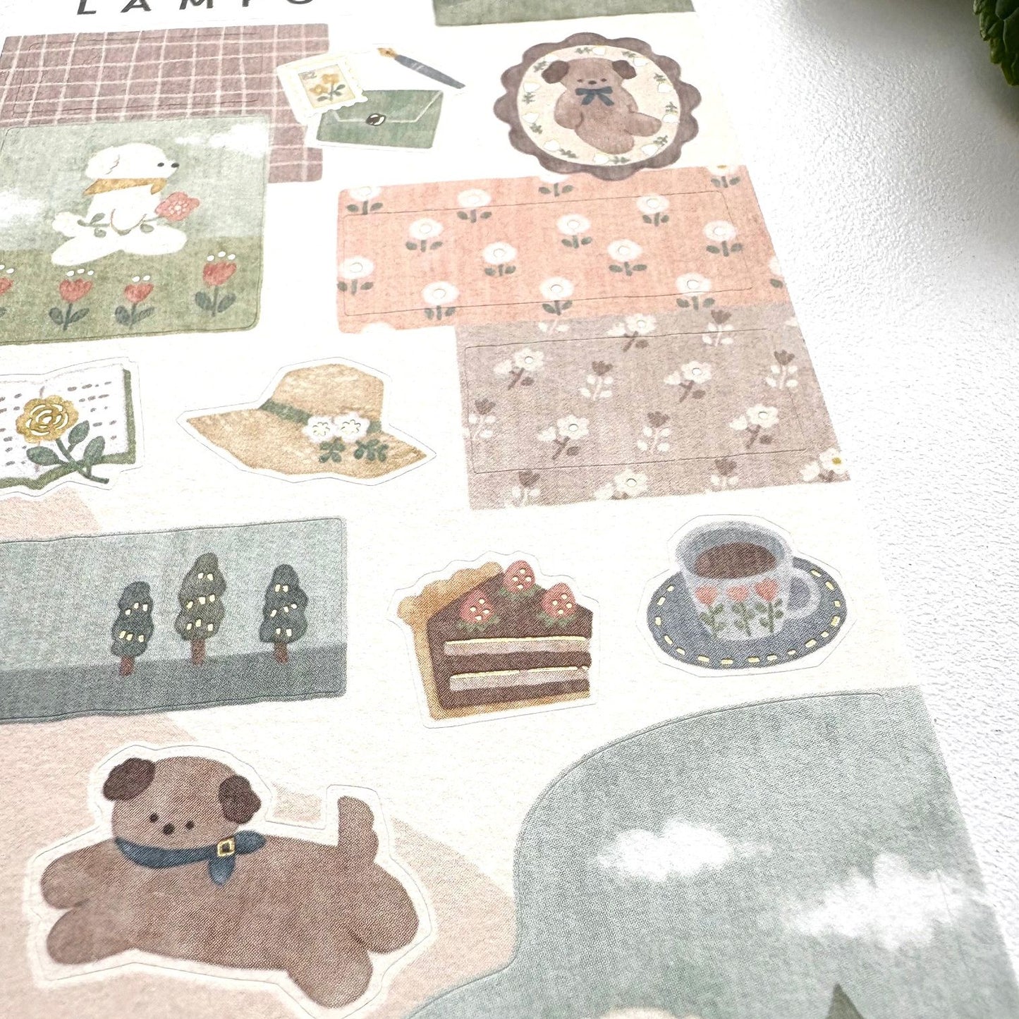 Mind Wave Lampo Sticker - Dog and Late Afternoon