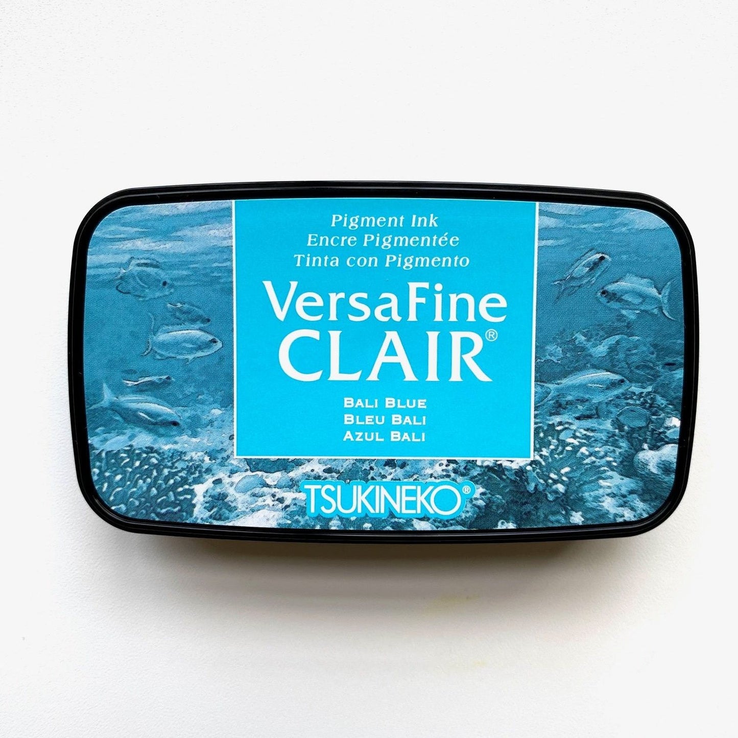 Tsukineko VersaFine Clair Stamp Ink Pad - Bali Blue