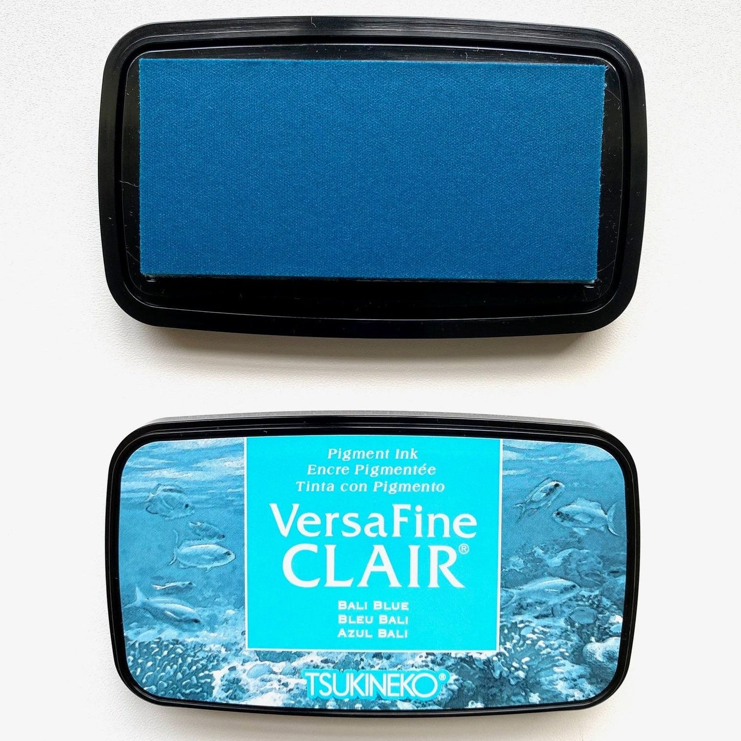 Tsukineko VersaFine Clair Stamp Ink Pad - Bali Blue
