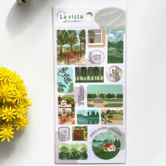 Mind Wave La Vista Sticker - Plant