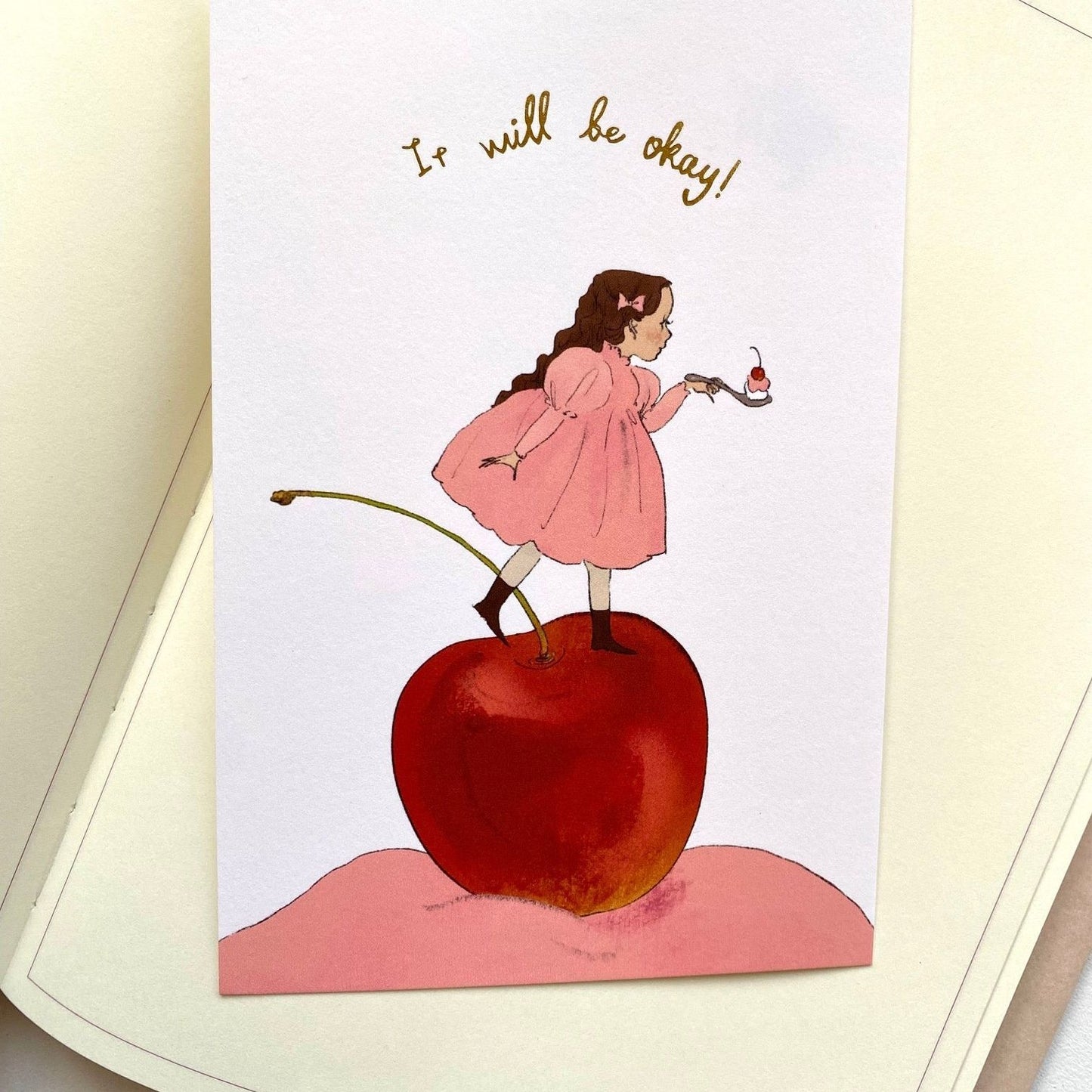 Rei Kurahashi Postcard - It Will Be Okay