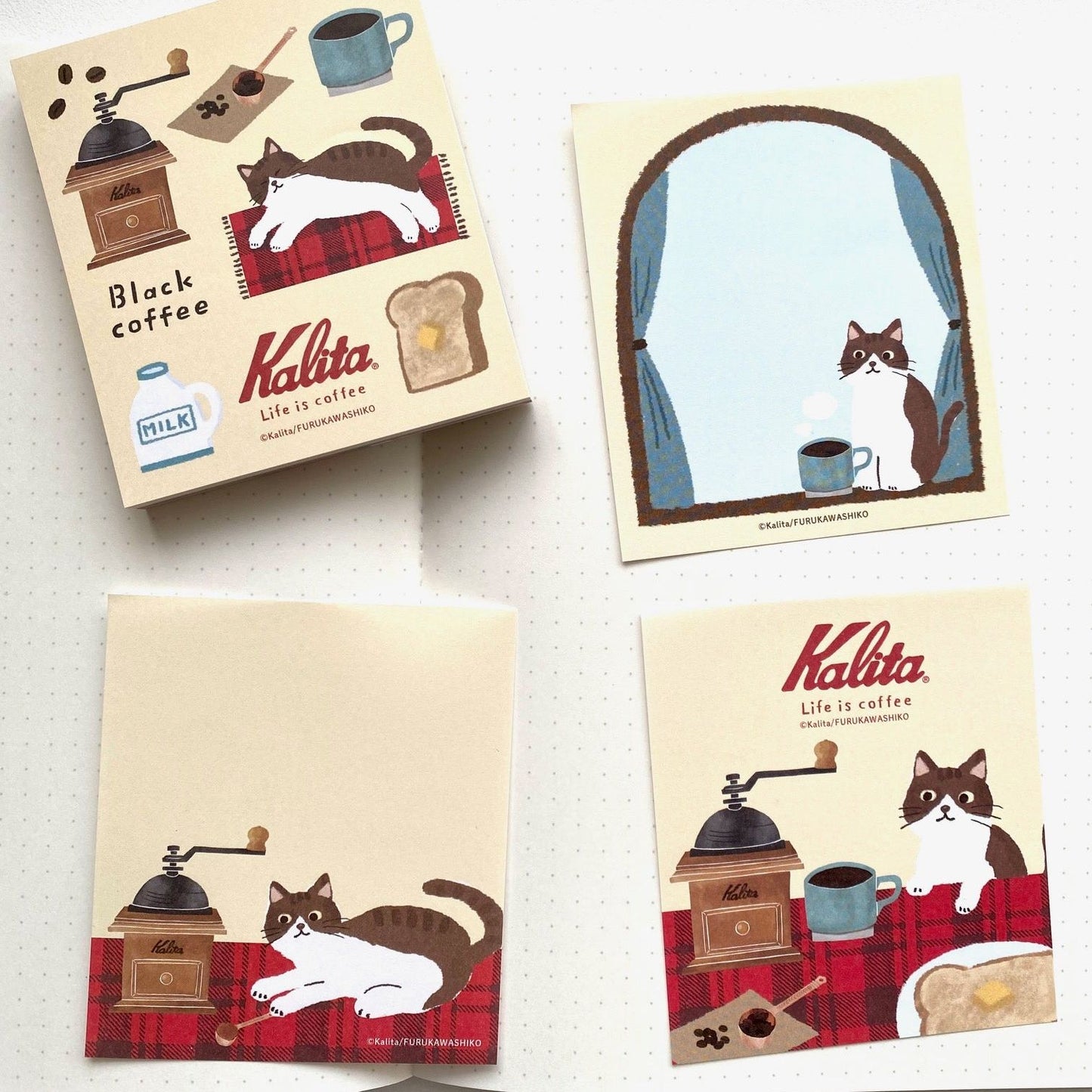 Kalita x Furukawa Paper Works Memo Pad - Black Coffee