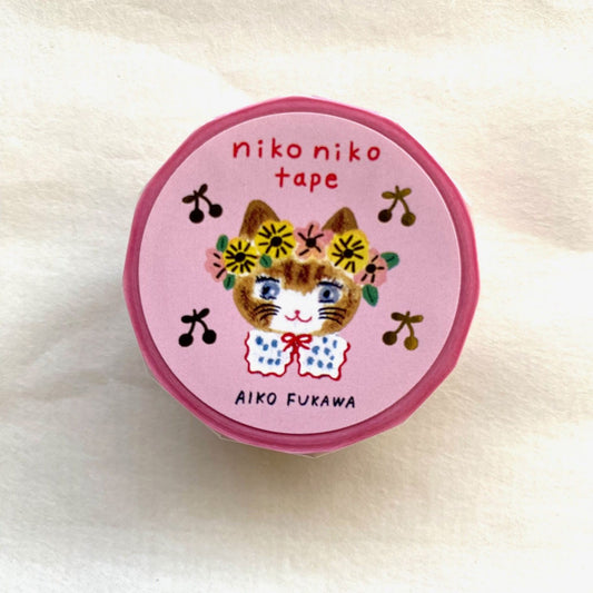 Cozyca Products x Aiko Fukawa Foil Stamped Masking Tape - niko niko