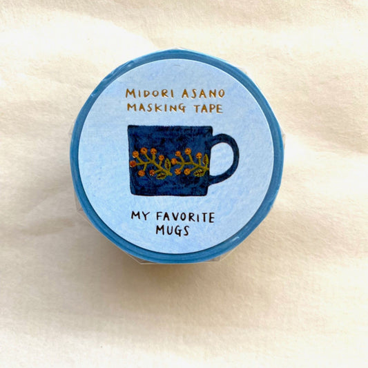 Cozyca Products x Midori Asano Foil Stamped Masking Tape - My Favorite Mugs