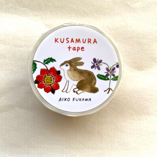 Cozyca Products x Aiko Fukawa Foil Stamped Masking Tape - Kusamura