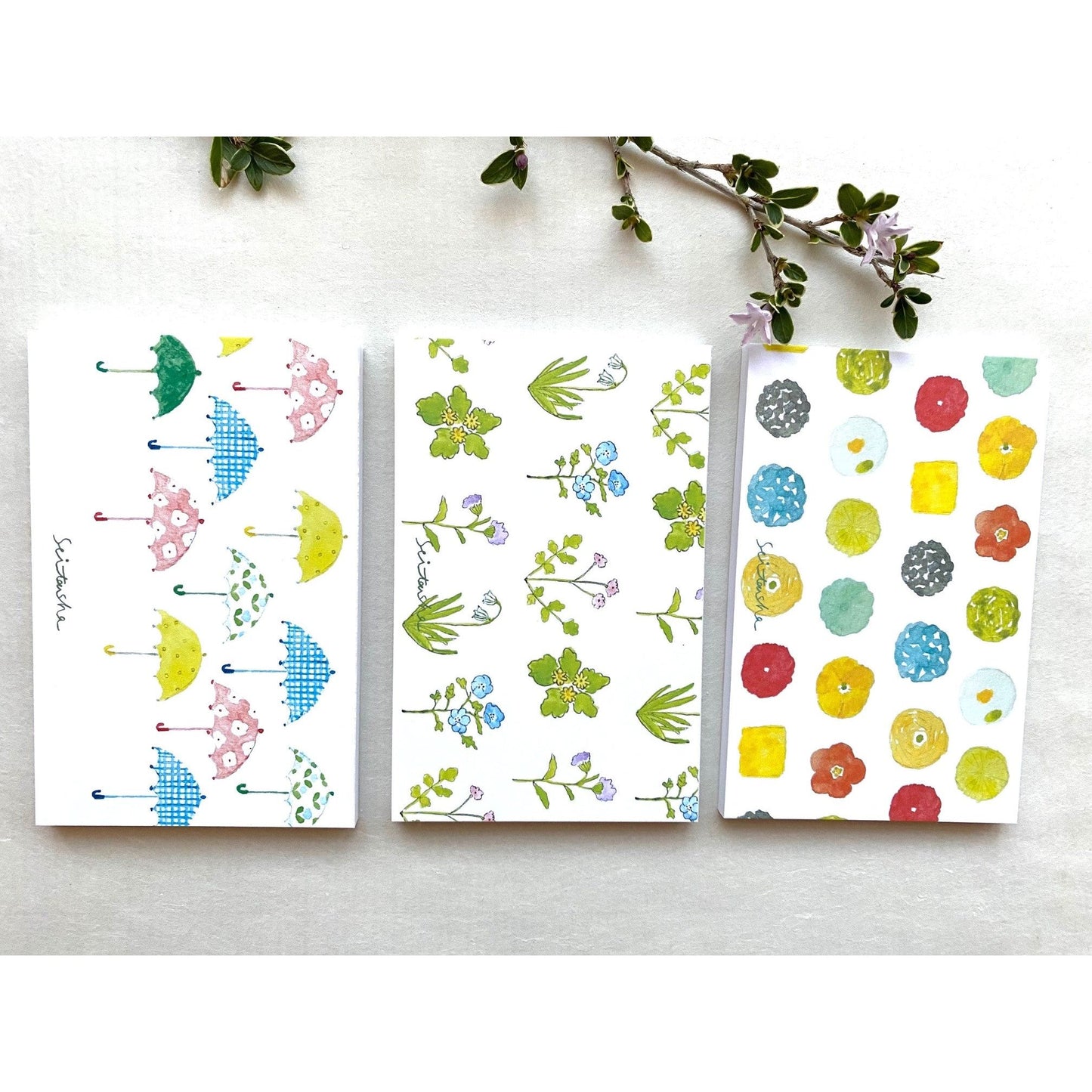Seitousha Message Card – Parasol
