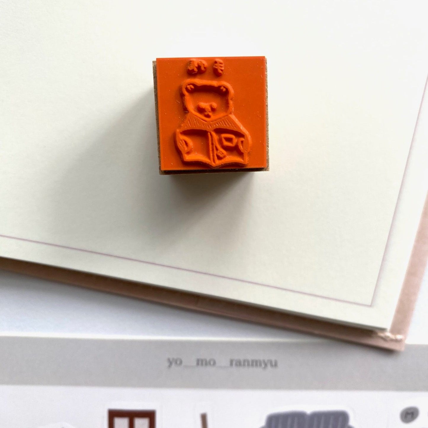 Ranmyu Rubber Stamp - Planner Bear