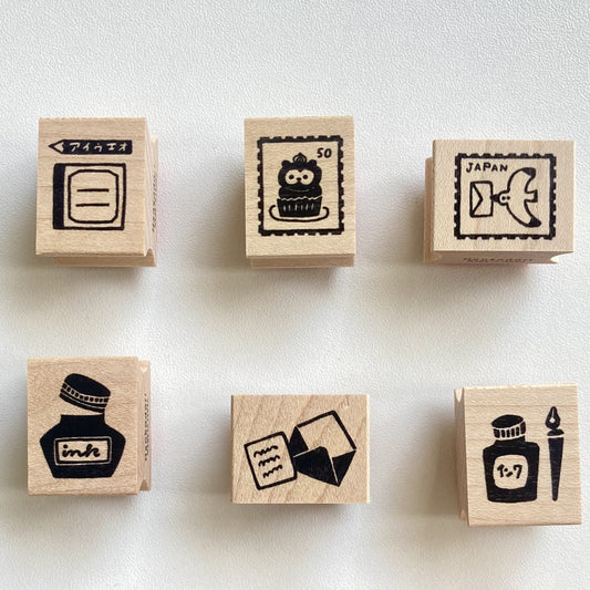 Hankodori Rubber Stamp - Stationery Series