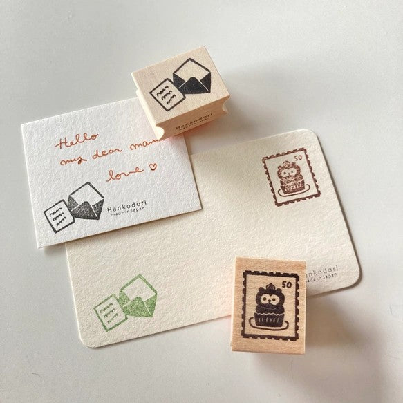 Hankodori Rubber Stamp - Stationery Series