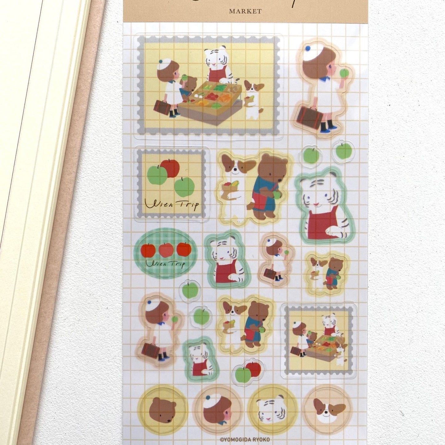 Ryoko Yomogida x Furukawa Paper Works With Trip Clear Sticker Sheet - Market