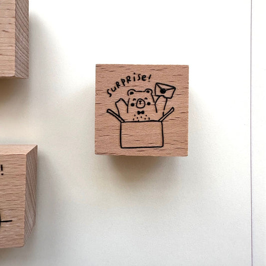 Eileen Tai Rubber Stamp - Beary Ordinary Day - Surprise