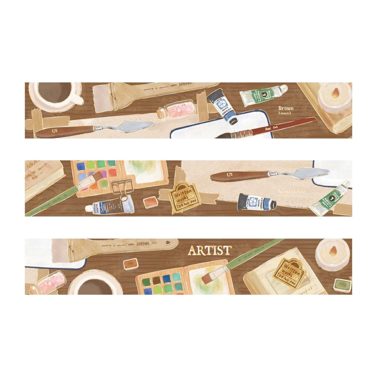 BGM What's On My Desk Collection Masking Tape - Artist