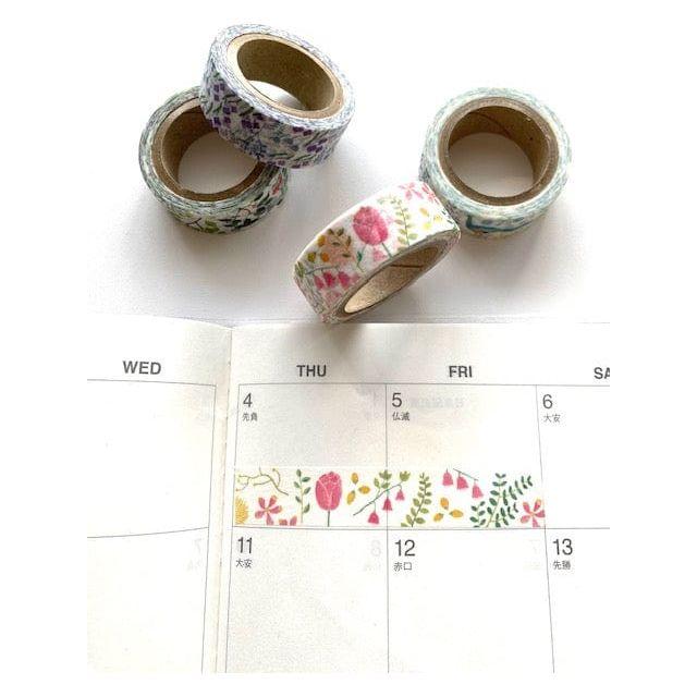 EL COMMUN Matoka Resfeber Washi Tape - Garden of Freedom