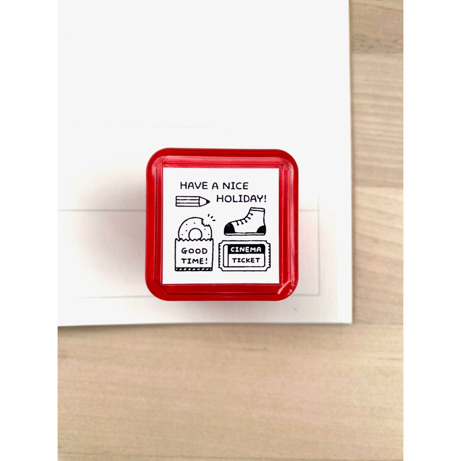 Eric Small Things Self Inking Stamp - Nice Holiday