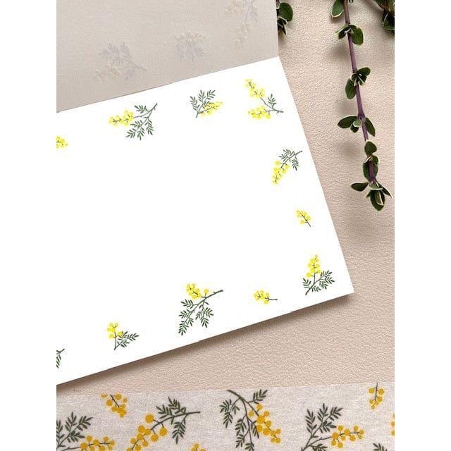 Hutte Paper Works Letterpress Memo Pad - Mimosa