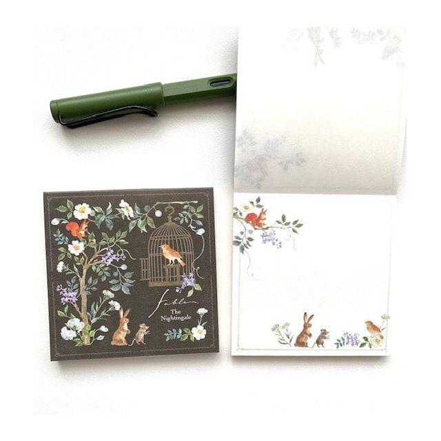 NB Co. Nuku Fable Series Memo Pad - The Nightingale