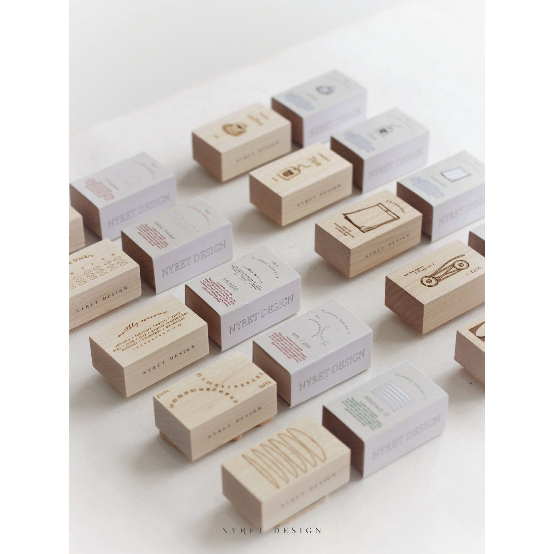 NYRET Design Rubber Stamps - The Planner Series II