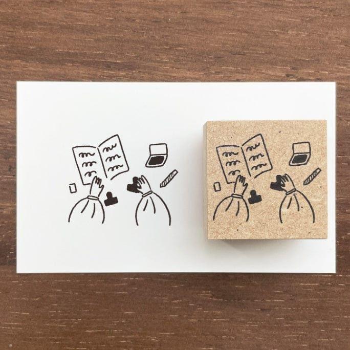 Stamp Marche Rubber Stamp - Time B