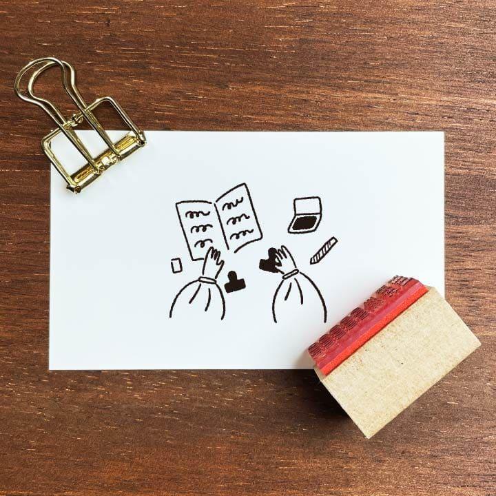 Stamp Marche Rubber Stamp - Time B