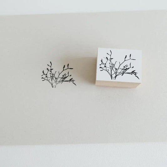 Yohaku Rubber Stamp S-026 - Mistletoe