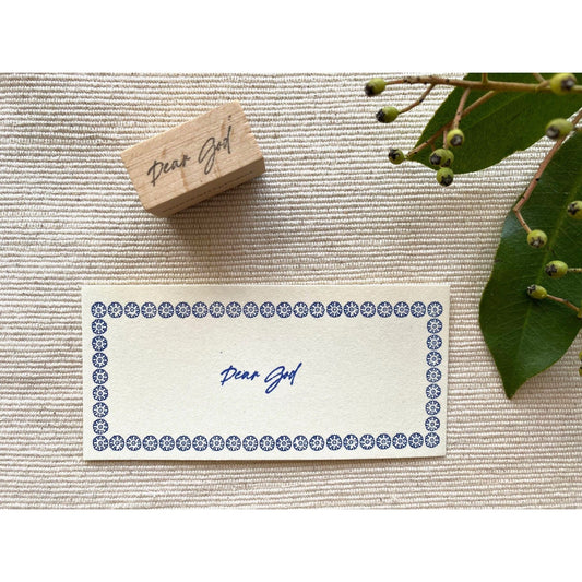 Black Milk Project Rubber Stamp Dear God Series 01 - Dear God
