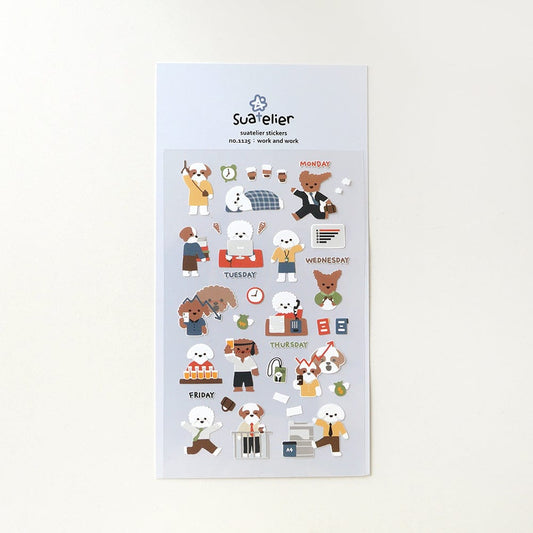 Suatelier Sticker - Work and Work